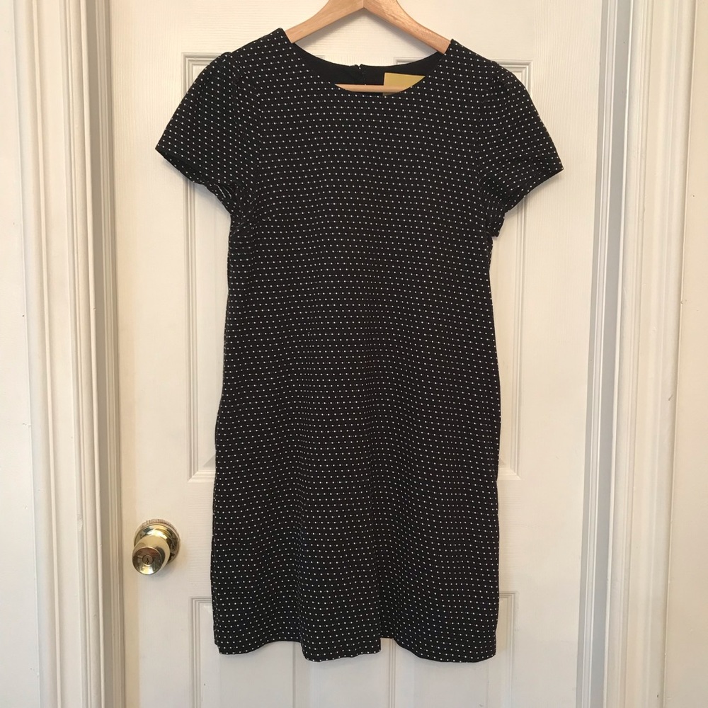 Maeve black and white dress